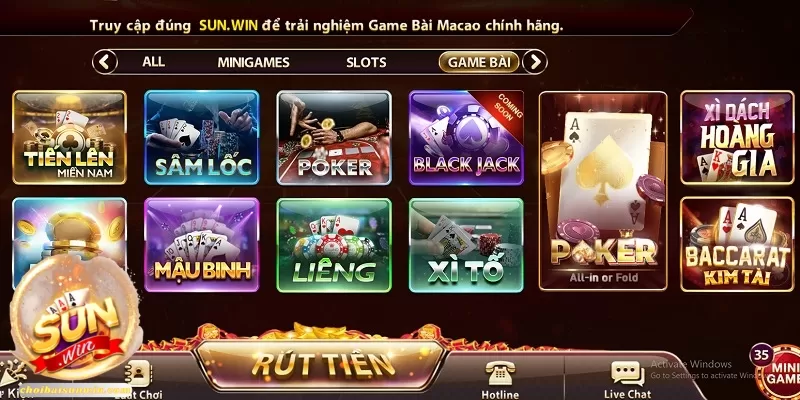 Game bài đổi thưởng trực tuyến