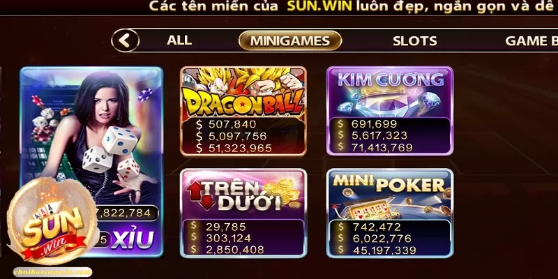 Mini games đổi thưởng online